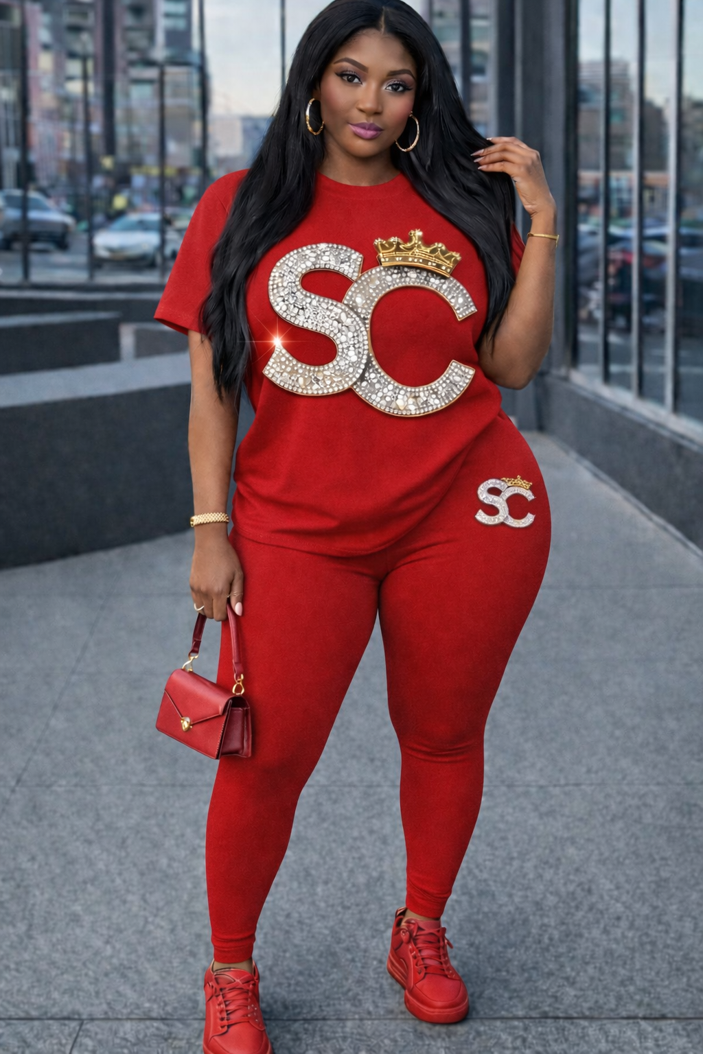 Sainty connection tees & Leggings set