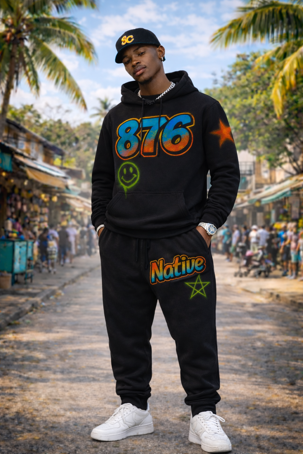 Sainty & Native 876 Hoodie & Jogger unisex Set