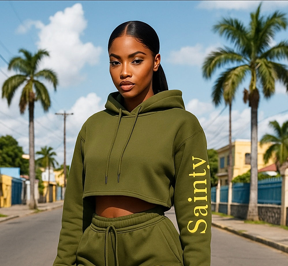 Sainty Badness Fleece Shorts Set