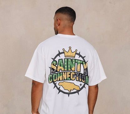 Sainty Royalty OVERSIZED White Tee