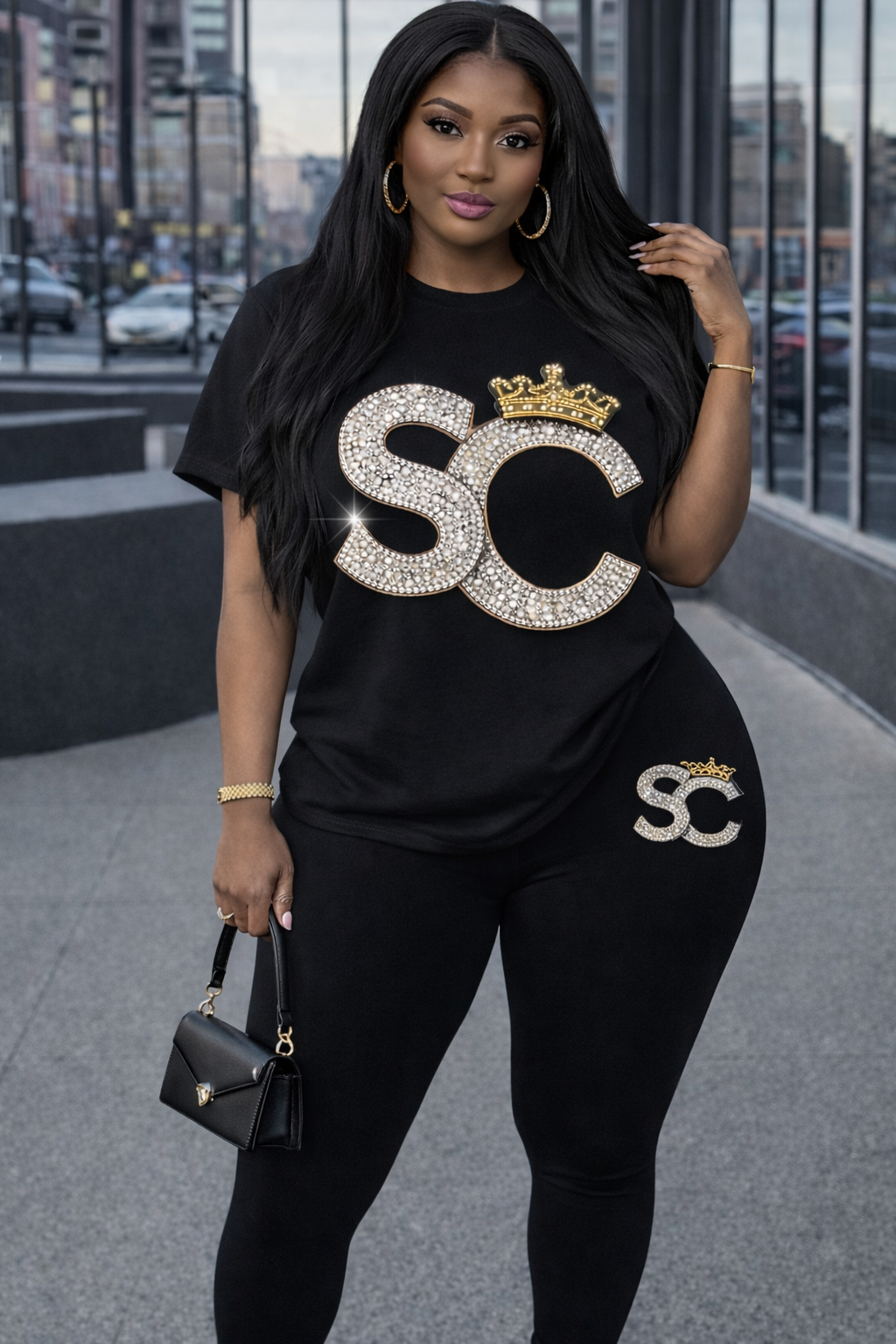 Sainty connection tees & Leggings set
