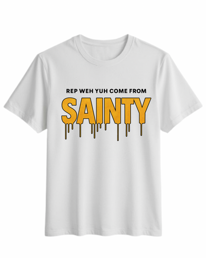 Sainty Yellow Drip Tee