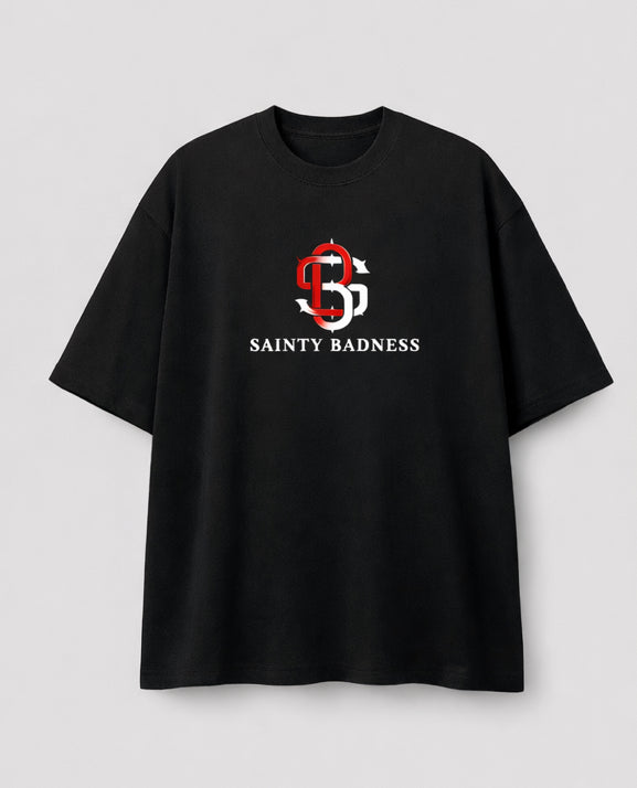 Sainty Badness Signature Logo T-Shirt