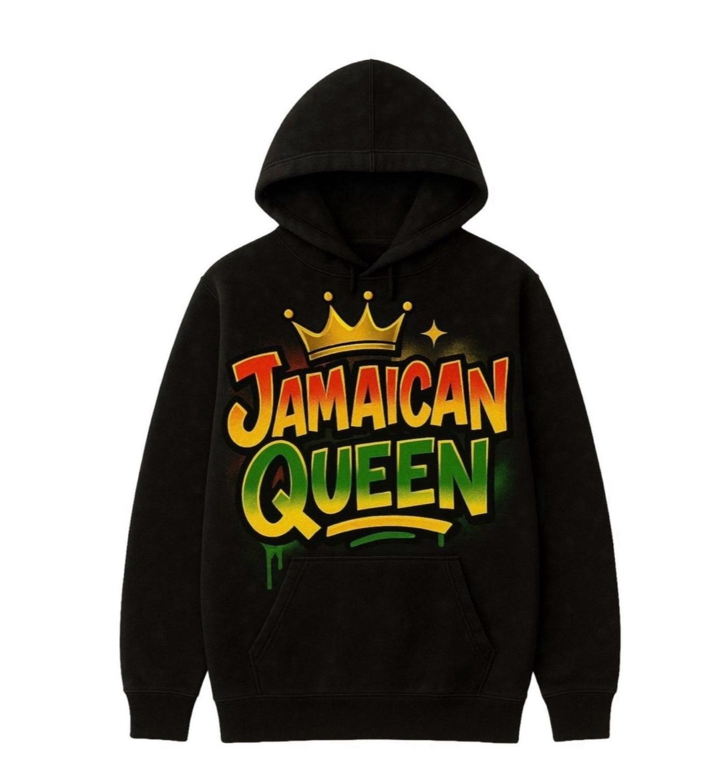 Jamaican Queen Crown Hoodie