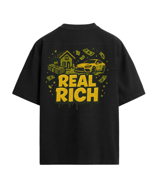 Real Rich In Gold OVERSIZED Tee