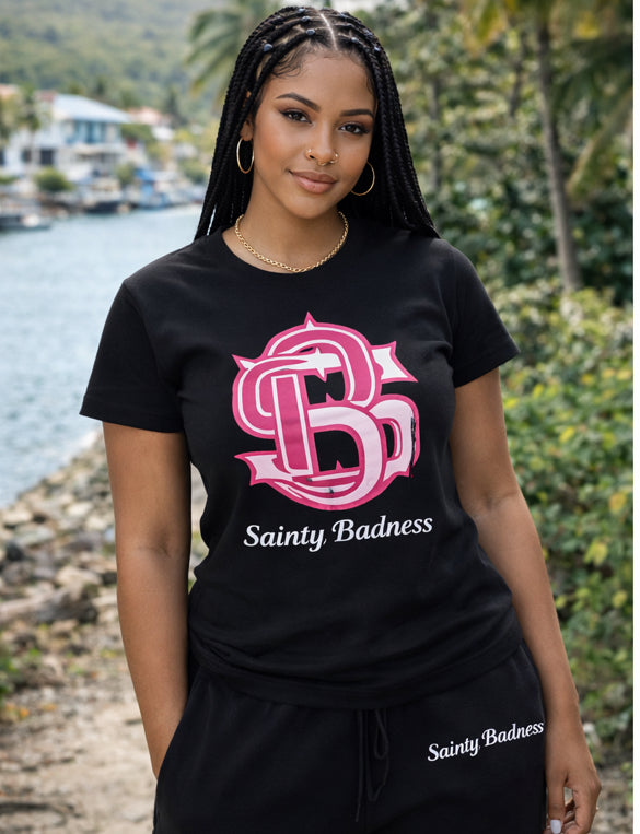 Sainty Badness Women’s Signature Logo T-Shirt