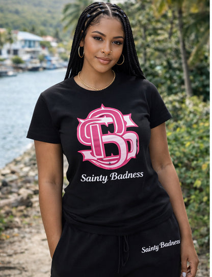 Sainty Badness Women’s Signature Logo T-Shirt