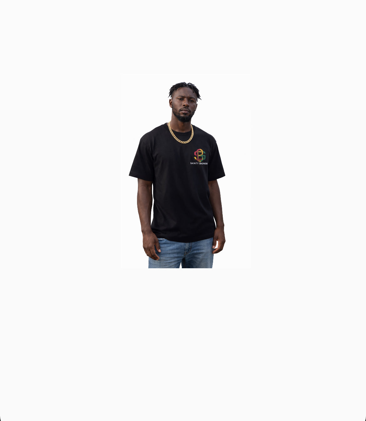 Sainty Badness Signature Logo T-Shirt