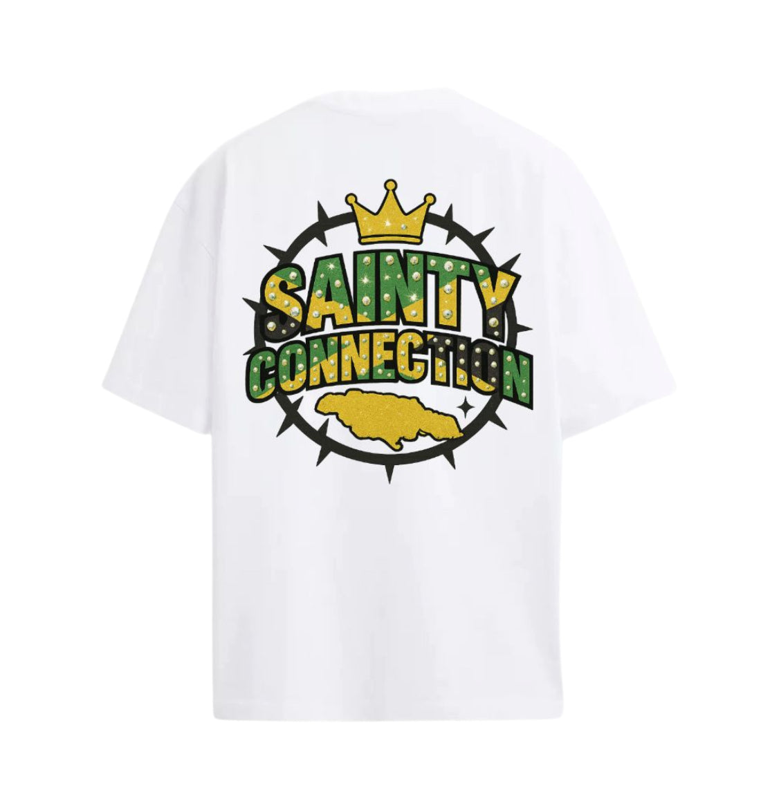 Sainty Royalty OVERSIZED White Tee