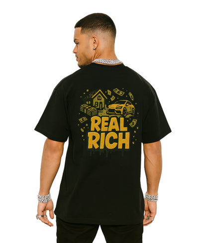 Real Rich In Gold OVERSIZED Tee
