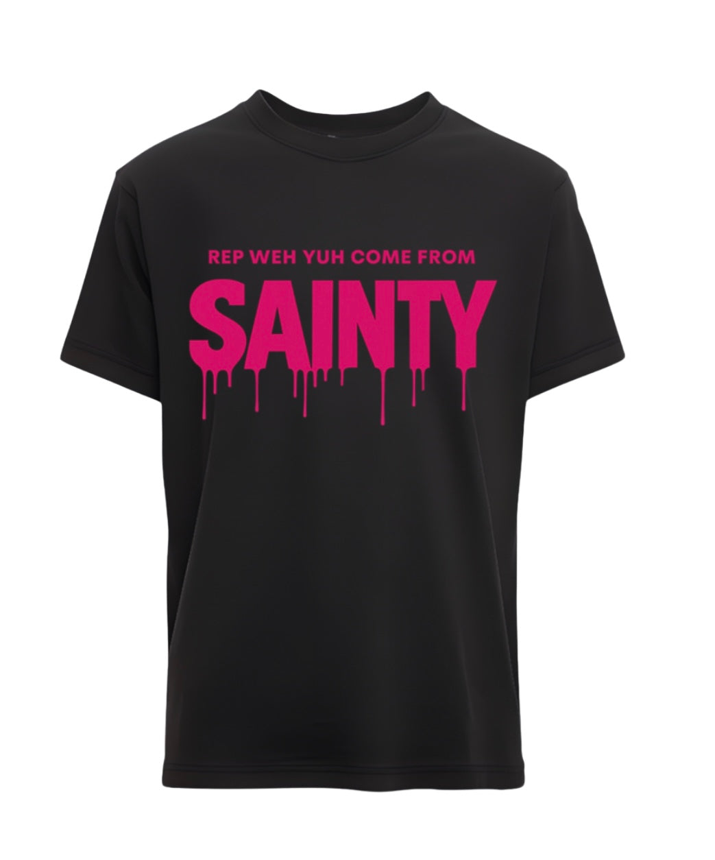 Sainty Pink Drip Tee